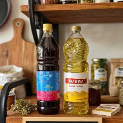 OFERTA ESPECIAL | 1 Pomo de aaceite de 1LT Y 1 Vinagre de Vino Tinto 1lt