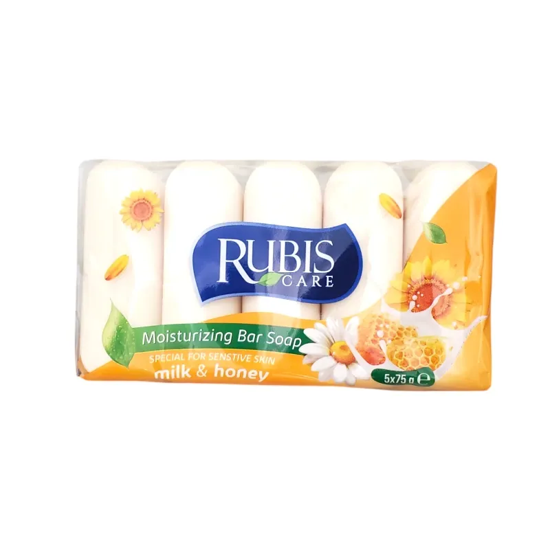 Pack de jabones Rubis 5x75gr