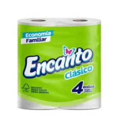 Papel Encanto 4 rollos hojas dobles