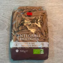 Pasta Penne integrale biológica  500g