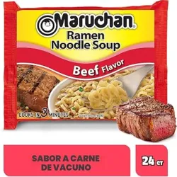 Sopa instantánea con sabor a carne de Res