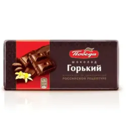 TABLETA DE CHOCOLATE NEGRO 80GR POBEDA