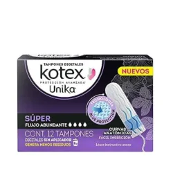 Tampones Kotex 12 unidades
