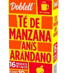 TE DE MANZANA,ANIS Y ARÁNDANOS DOBLETT(16 bolsas