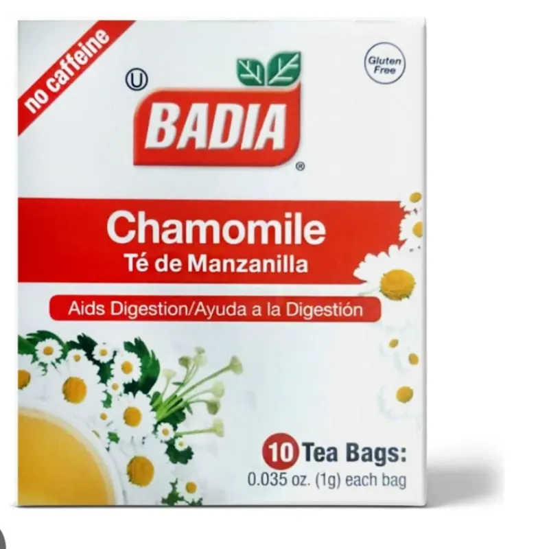 TE DE MANZANILLA 10 BOLSAS