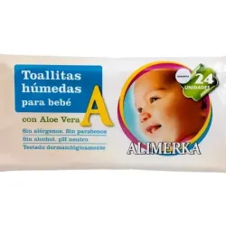 Toallitas Húmedas Para Bebé ALIMERKA 24 UND