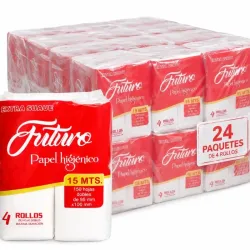 Pqt Papel higiénico 4rollos🧻