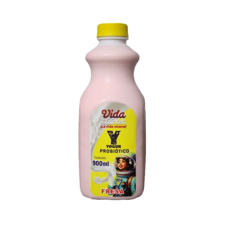 Yogurt probiótico fresa (900 ml)