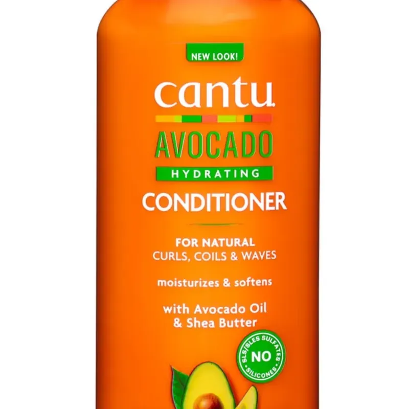 Acondicionador con aclarado Hidratante Avocado Hydrating Conditioner Cantu Shea Butter. Apto para el método curly 