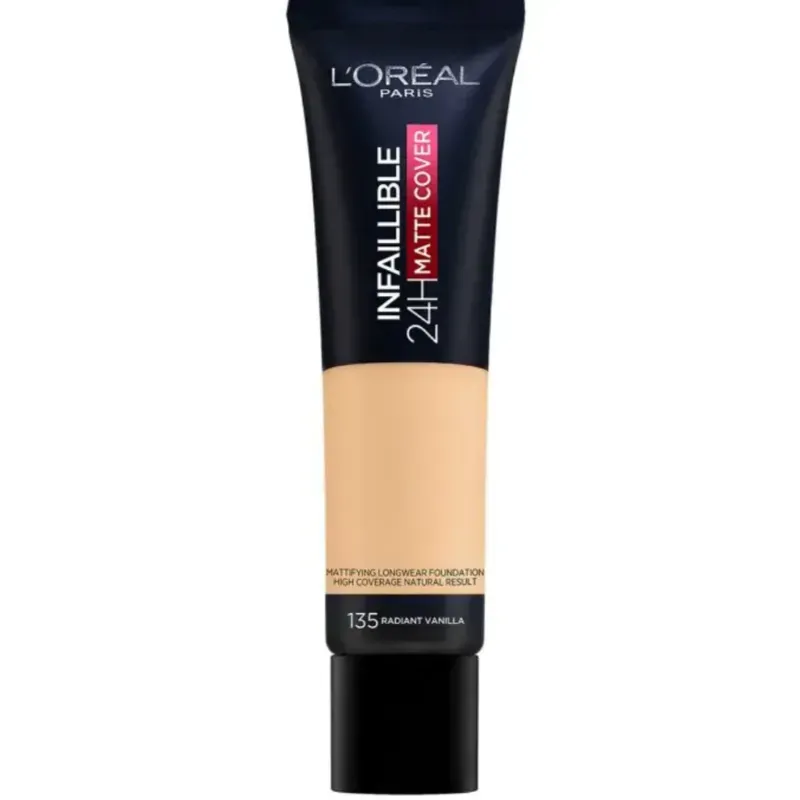 Base de Maquillaje Infaillible 32H Matte-Cover de L'Oréal Paris