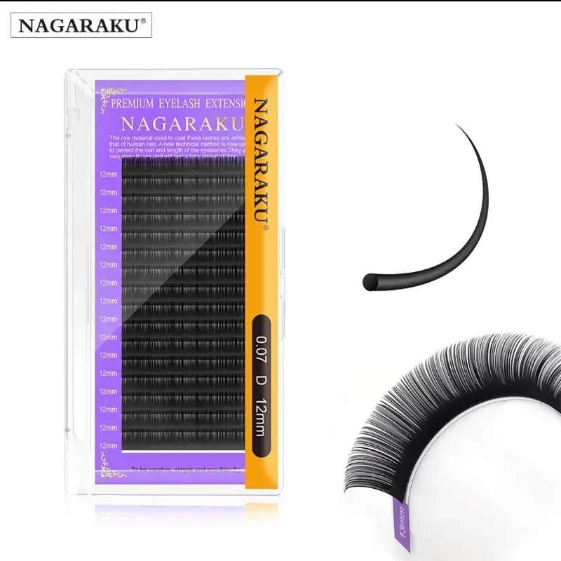 Pestañas Nagaraku pelo a pelo Grosor 0.07