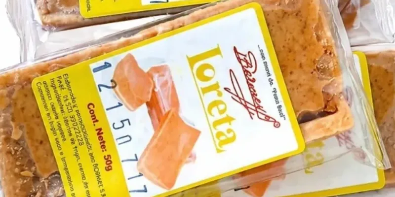Loretas rellenas de dulce de maní 