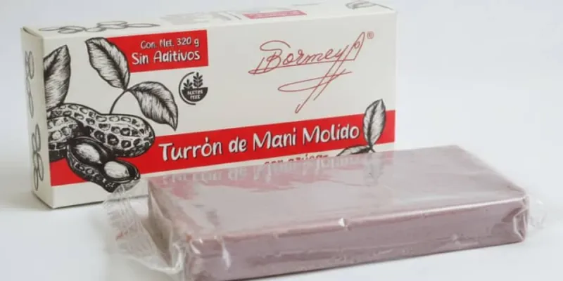 Turrón de Maní molido con Azúcar 