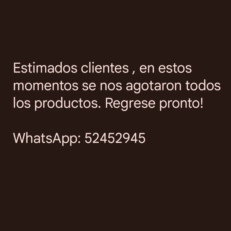 PRODUCTOS AGOTADOS