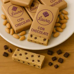 Maní molido con chocolate