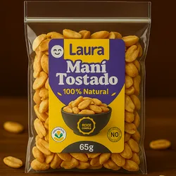 Maní tostado 65g