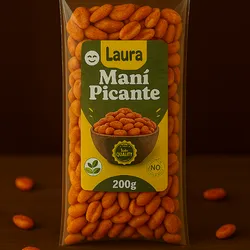 Maní tostado picante 200g