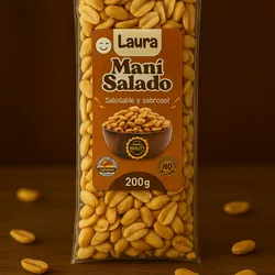 Maní tostado salado 200g