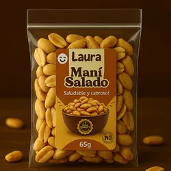 Maní tostado salado 65g