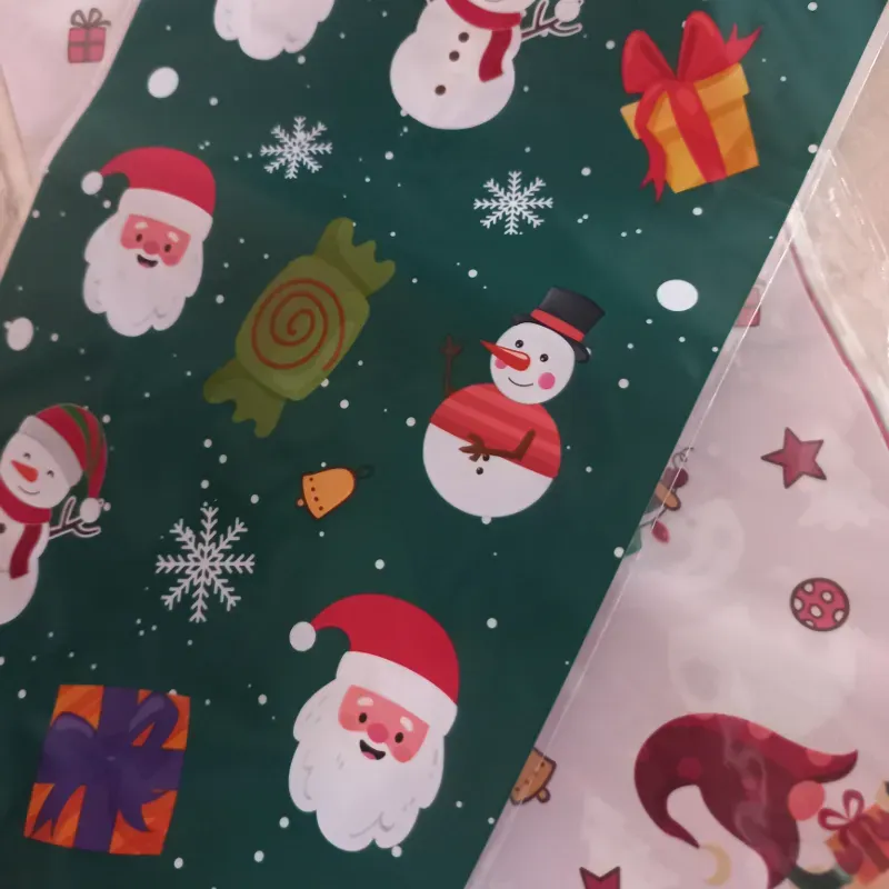 Bolso de regalo navideño sin asas