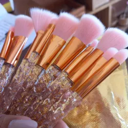 Brochas de maquillaje (rosadas)