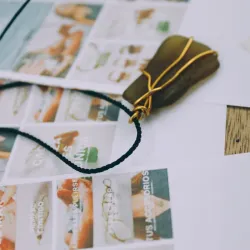 Collar 📿 de vidrio marino 