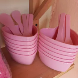 Cuenco + cuchara para mezclar mascarilla