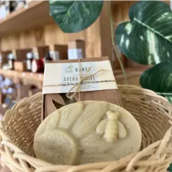 Jabón de avena y miel