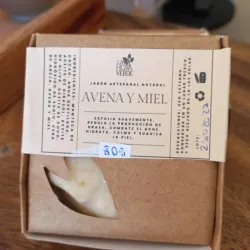 Jabón de avena y miel