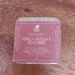 Jabón mini de miel, canela y jengibre 45g