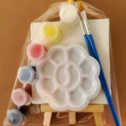 Kit básico de pintura en lienzo