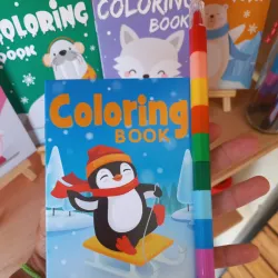 Libro de colorear 24 páginas + creyón de 12 colores