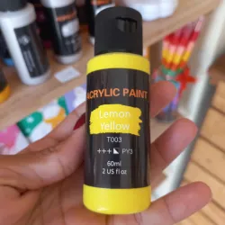Pintura acrílica 60ml (lemon yellow)