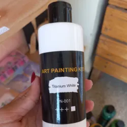 Pintura de acrílico 250ml (titanium white)