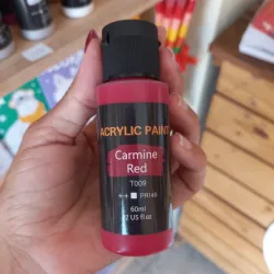 Pintura de acrílico 60ml (carmine red)