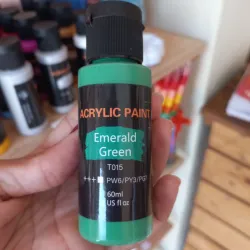 Pintura de acrílico 60ml (esmerald green)