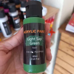 Pintura de acrílico 60ml (Liggt Sap green)