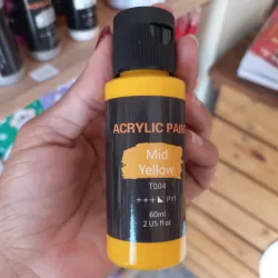 Pintura de acrílico 60ml (Mid yelow)