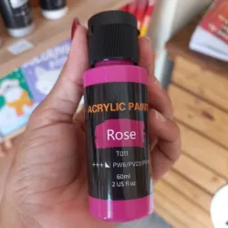 Pintura de acrílico 60ml (rose)