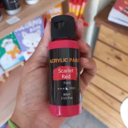 Pintura de acrílico 60ml (scarlet red)
