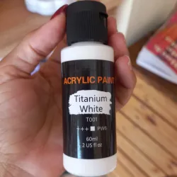 Pintura de acrílico 60ml (titanium white)