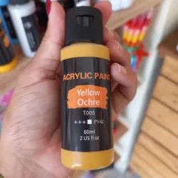 Pintura de acrílico 60ml (Yellow ochre)