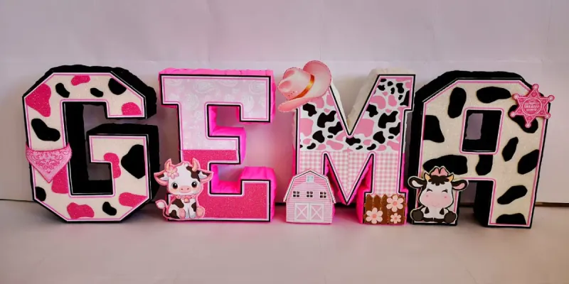 Nombre en 3D (4 letras)