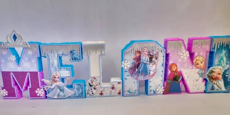 Nombre en 3D (6 letras)