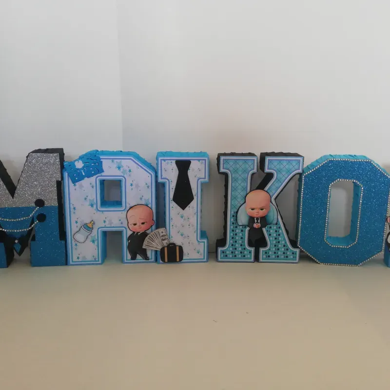 Nombre en 3D (6 letras)