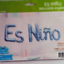 Set de globos de Baby shower niño 2