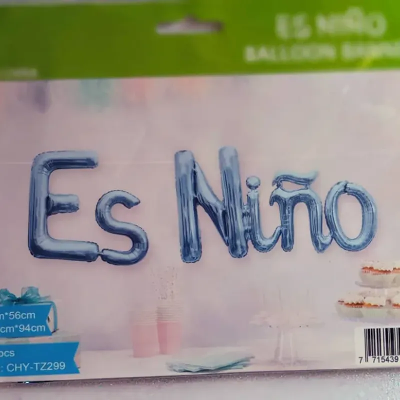 Set de globos de Baby shower niño 2
