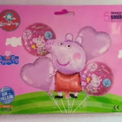 Set de globos de Pepa Pig