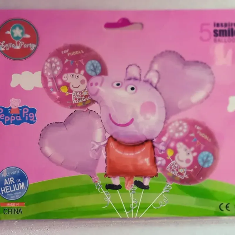 Set de globos de Pepa Pig