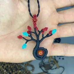 Collar Árbol de la vida- Ágata Roja